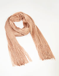 Rose Glitter Fabric Draped Scarf - link has visual effect only