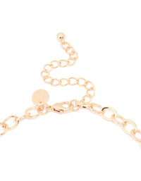 Gold Mixed Ocean Charm Necklace - link has visual effect only