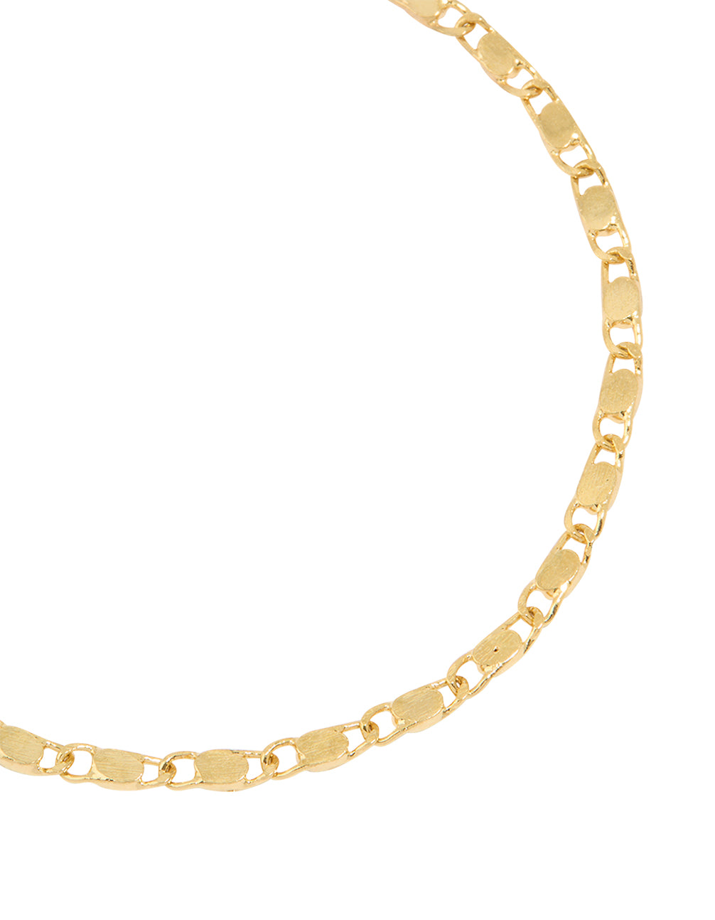 Gold Plated Link Chain Toggle Bracelet