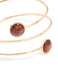 Gold Tiger Eye Arm Cuff - link has visual effect only