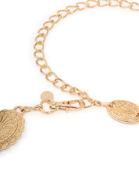 Gold Western Oval Belt - link has visual effect only