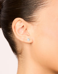 Surgical Steel 5mm Prism Stud Earrings - link has visual effect only