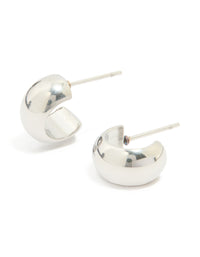 Surgical Steel Mini Bubble Huggie Earrings - link has visual effect only
