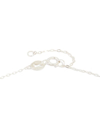 Sterling Silver Cubic Zirconia Pave Heart Necklace - link has visual effect only