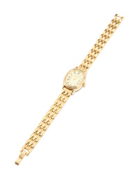 Gold Oval Face Watch - link has visual effect only