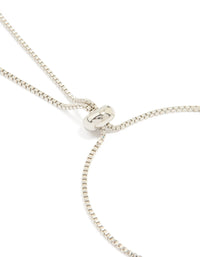 Silver Diamante Pavé Toggle Bracelet - link has visual effect only