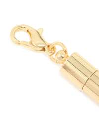 Gold Magnetic Necklace Clasp - link has visual effect only