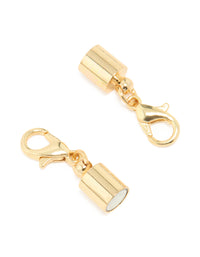 Gold Magnetic Necklace Clasp - link has visual effect only