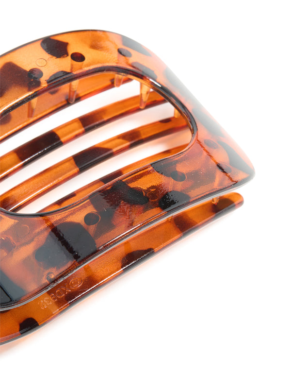 Tortoiseshell Oval Large Hair Claw Clip