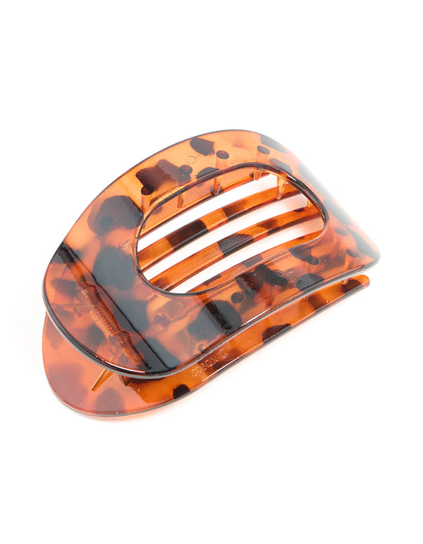 Tortoiseshell Oval Large Hair Claw Clip