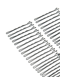 Black Bobby Pins 120-Pack - link has visual effect only