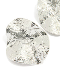 Silver Organic Stud Earrings - link has visual effect only