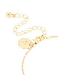 Gold Plated Pink Butterfly & Star Bracelet - link has visual effect only