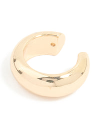 Gold Plated Thick Small Single Ear Cuff - link has visual effect only