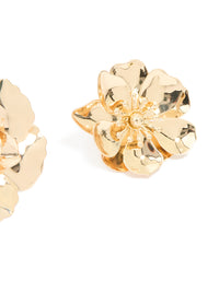 Gold Floral Brooches 3-Pack - link has visual effect only