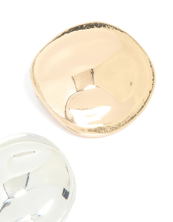 Mixed Metal Brooches 2-Pack