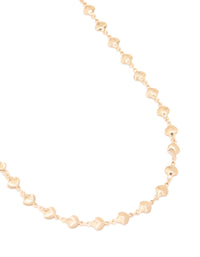 Gold Mini Clam Waist Chain - link has visual effect only