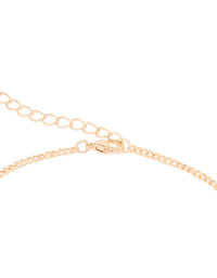 Gold Mini Clam Waist Chain - link has visual effect only