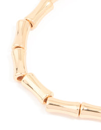 Gold Bamboo Stretch Bracelets 2-Pack - link has visual effect only