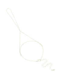 Silver Fine Silver Chain Hand Chain - link has visual effect only