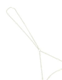 Silver Fine Silver Chain Hand Chain - link has visual effect only