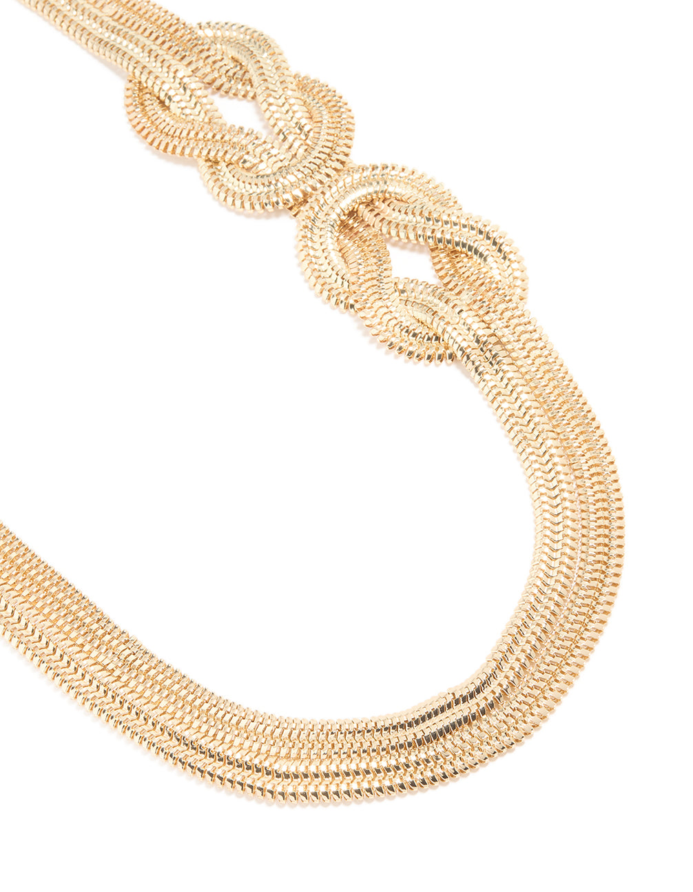 Gold Snake Chain Knot Belt