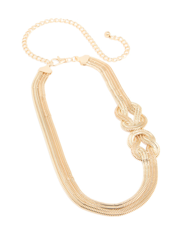 Gold Snake Chain Knot Belt