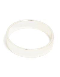 Silver Plated Simple Cubic Zirconia & Smooth Rings 3-Pack - link has visual effect only