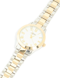 Gold Classic Roman Numeral Watch - link has visual effect only