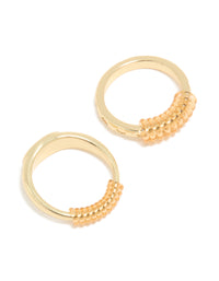 Gold Spiral Ring Adjuster - link has visual effect only