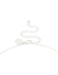 Waterproof Stainless Steel Large Bubble Letter K Necklace - link has visual effect only
