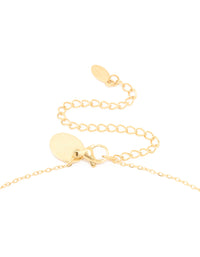 Waterproof Gold Plated Stainless Steel Cubic Zirconia Scorpio Necklace - link has visual effect only