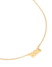 Waterproof Gold Plated Stainless Steel Angel Number 888 Necklace - link has visual effect only