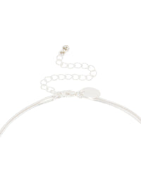 Silver Toggle Layered Necklace - link has visual effect only
