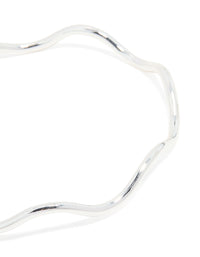 Silver Classic Wave Arm Cuff - link has visual effect only
