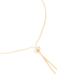 Gold Adjustable Toggle Y-Necklace - link has visual effect only