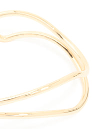 Gold Open Wire Wrist Cuff - link has visual effect only
