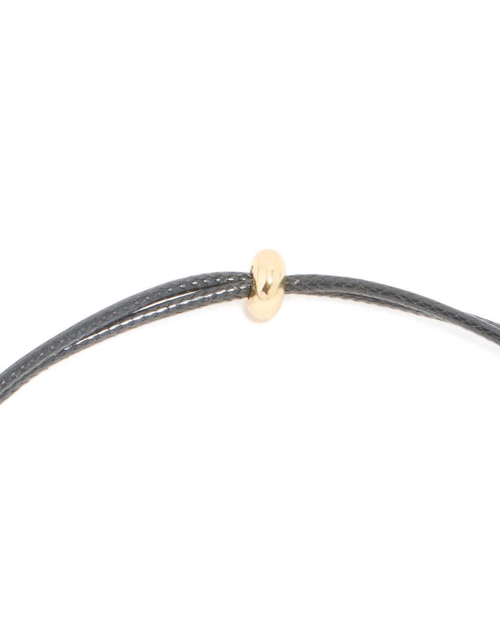Waterproof Gold Plated Stainless Steel Molten Drop Pendant Cord Necklace