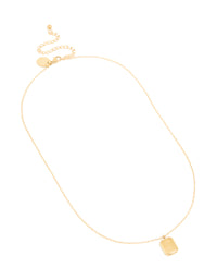 Waterproof Gold Plated Stainless Steel September Birth Flower Aster Necklace - link has visual effect only