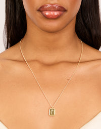 Waterproof Gold Plated Stainless Steel Flower April Daisy Necklace - link has visual effect only
