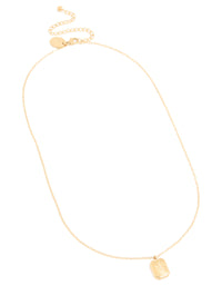 Waterproof Gold Plated Stainless Steel Birth Flower May Hawthorn Necklace - link has visual effect only