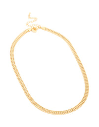 Waterproof Gold Plated Stainless Steel Box Chain Necklace - link has visual effect only