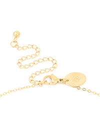 Waterproof Gold Plated Stainless Steel Dreamcatcher Necklace - link has visual effect only