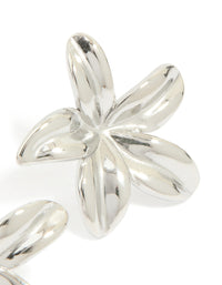 Waterproof Stainless Steel Small 5-Petal Flower Earrings - link has visual effect only