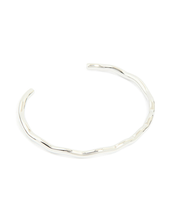 Waterproof Stainless Steel Mini Wave Wrist Cuff