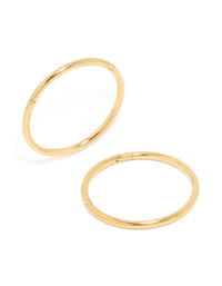 Kids Gold Plated Surgical Steel Sleeper Earrings - link has visual effect only