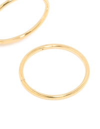 Kids Gold Plated Surgical Steel Sleeper Earrings - link has visual effect only