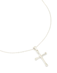 Waterproof Stainless Steel Large Cross Pendant Necklace - link has visual effect only