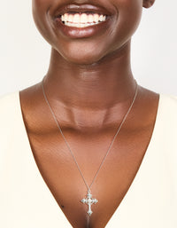 Waterproof Stainless Steel Gothic Cross Necklace - link has visual effect only