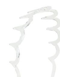 Clear  Wavy Headband - link has visual effect only